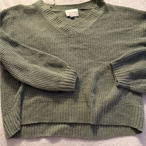 Pink Rose Women's Sage V-Neck Sweater